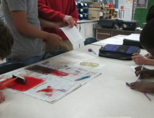 Printmaking Peer Mentoring