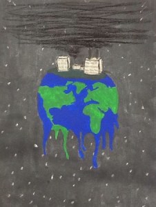 Acrylic Paints about pollution