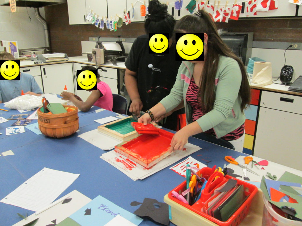 Printmaking Around the Room ArTechTivity